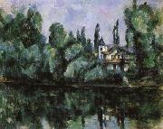 Paul Cezanne The Banks of the Marne France oil painting artist